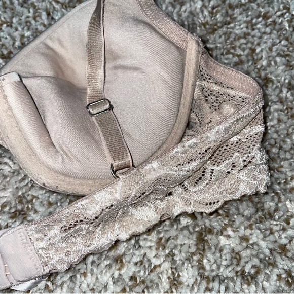 GILLIGAN & OMALLEY INTIMATES Tan Lace Bra Size 34A - Picture 5 of 5